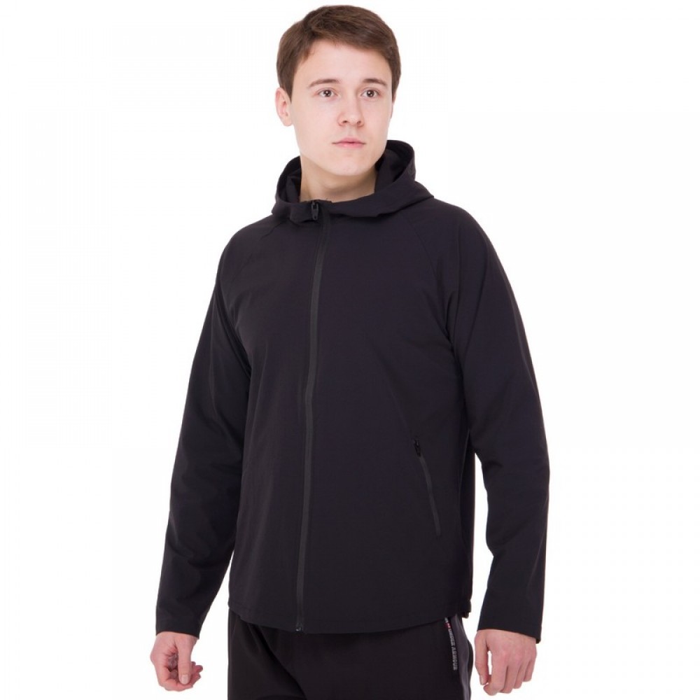Кофта спортивна на блискавці з капюшоном JASON 1003 2XL чорний