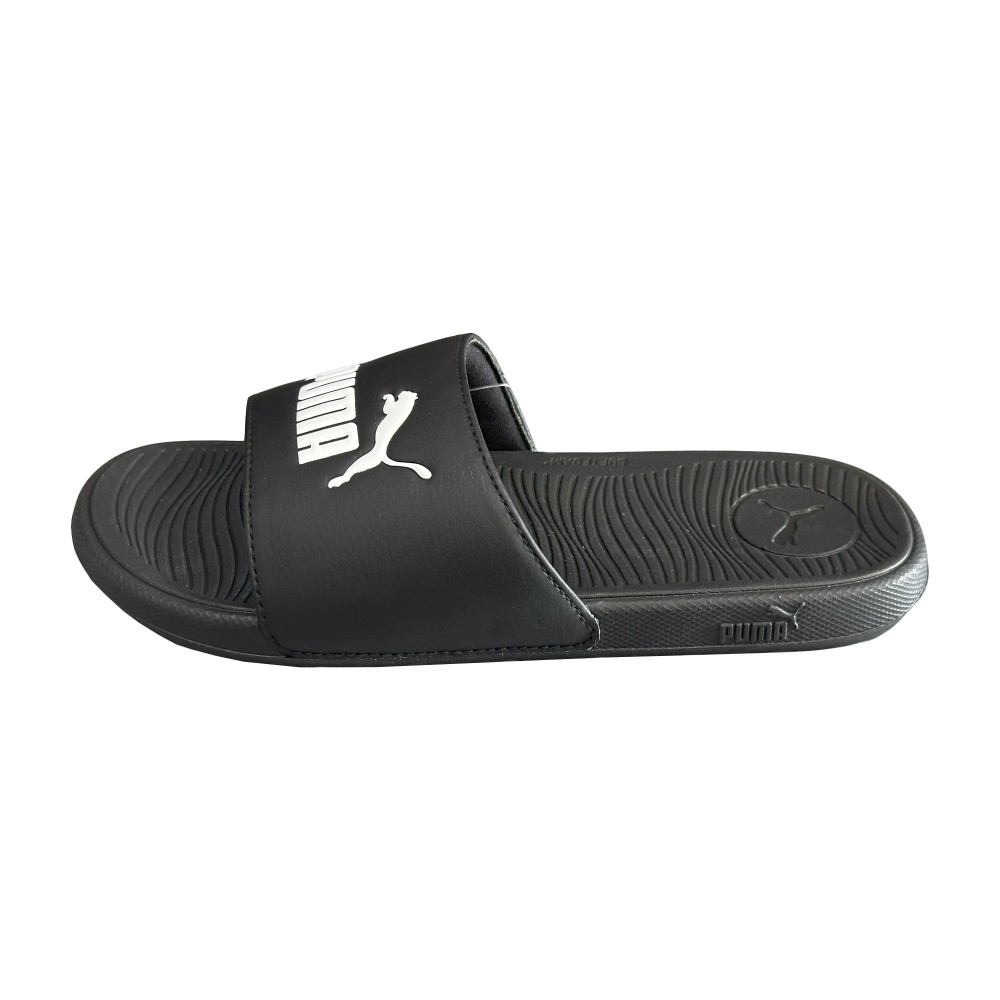 Шлепанцы PUMA COOL CAT 389111-01 38 черные с белым