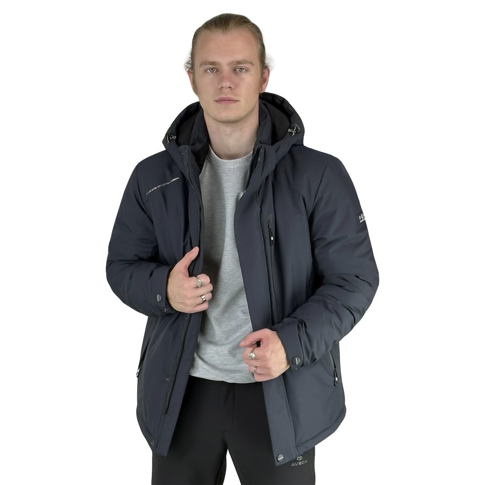 Куртка чоловіча зимова BLACK VINYL BC25-2650L S(46) синя