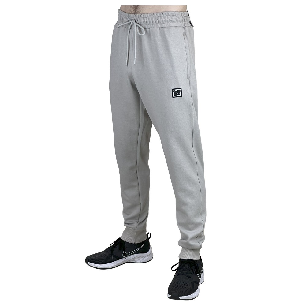 Штани чоловічі трикотаж-лакоста демісезонні NIKE NK-5005 S сірі манжет