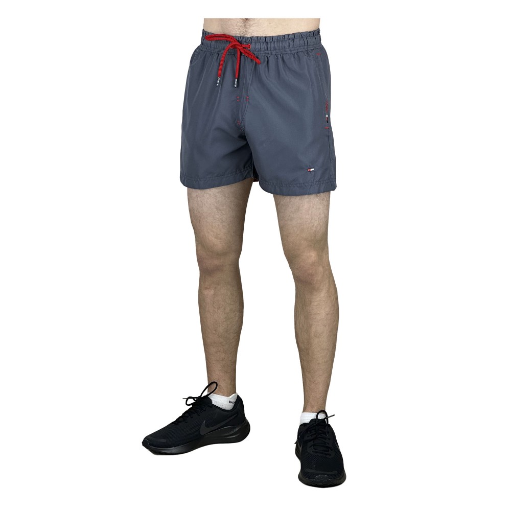 Шорты мужские плащевые Tommy Hilfiger 7070 XL серые черные