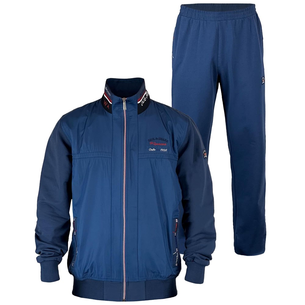 Костюм мужской трикотаж 2 нити PAUL&SHARK PH-8152 6XL синий