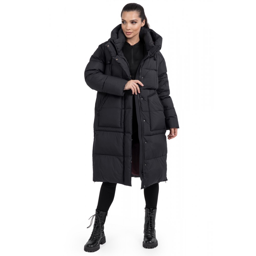 Пальто жіноче FREEVER NF 22966 3XL чорне