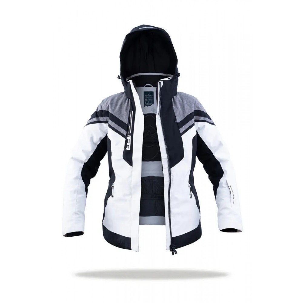 Куртка женская лыжная Freever AF-21625 3XL белая