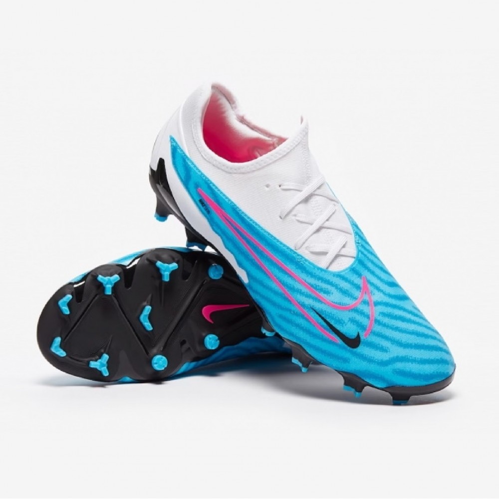 Взуття для футбола бутси NIKE Phantom GX Elite NK-6973 верх-PU, підошва-TPU 37 блакитні