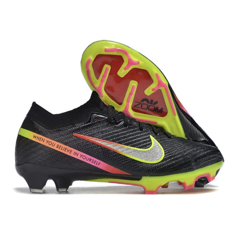 Взуття для футбола бутси NIKE Mercurial Air Zoom NK-9958 верх-PU, підошва-TPU 36 чорні