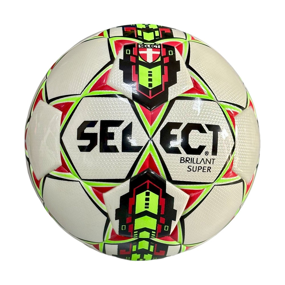 М’яч футбольний №5 5слоїв ручний шов SELECT BRILLANT ST-5595 420гр біло-жовто-червоний