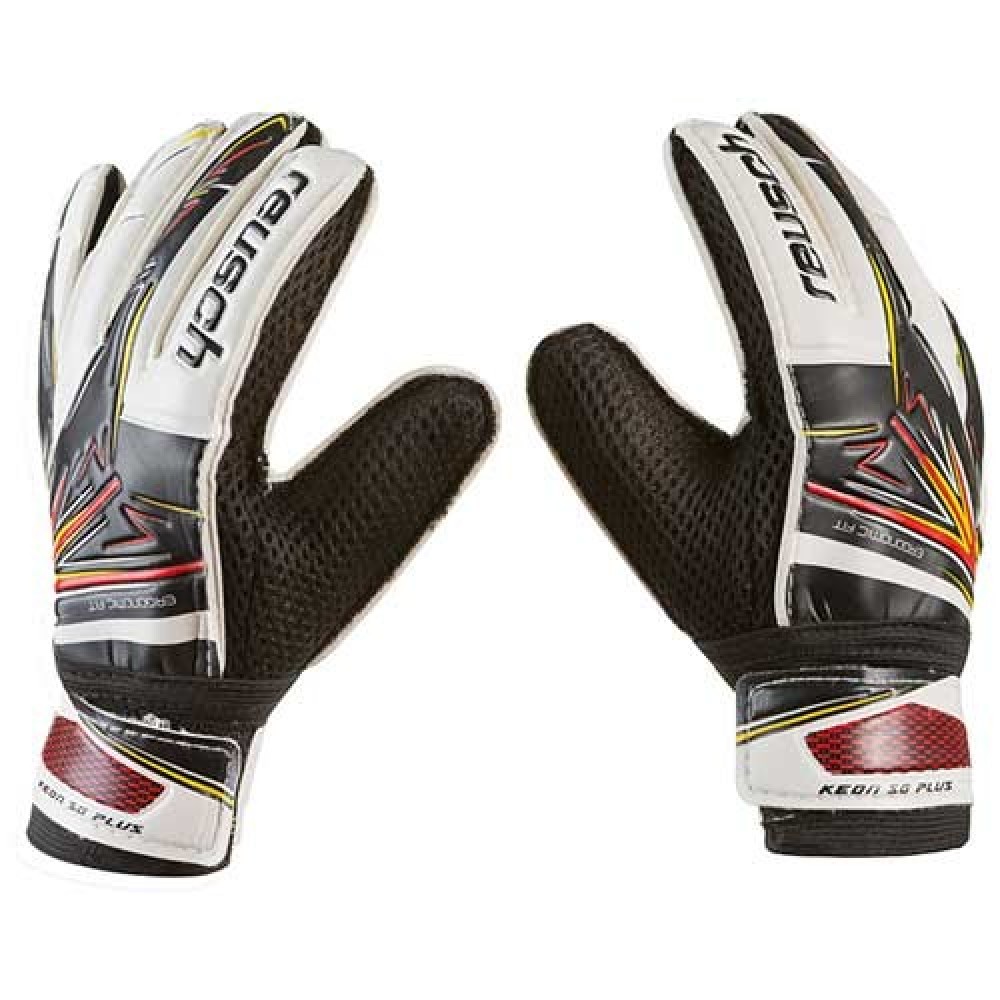 Перчатки для воротаря Latex Foam REUSCH №5 GGLF-RH5 5 біло-чорні