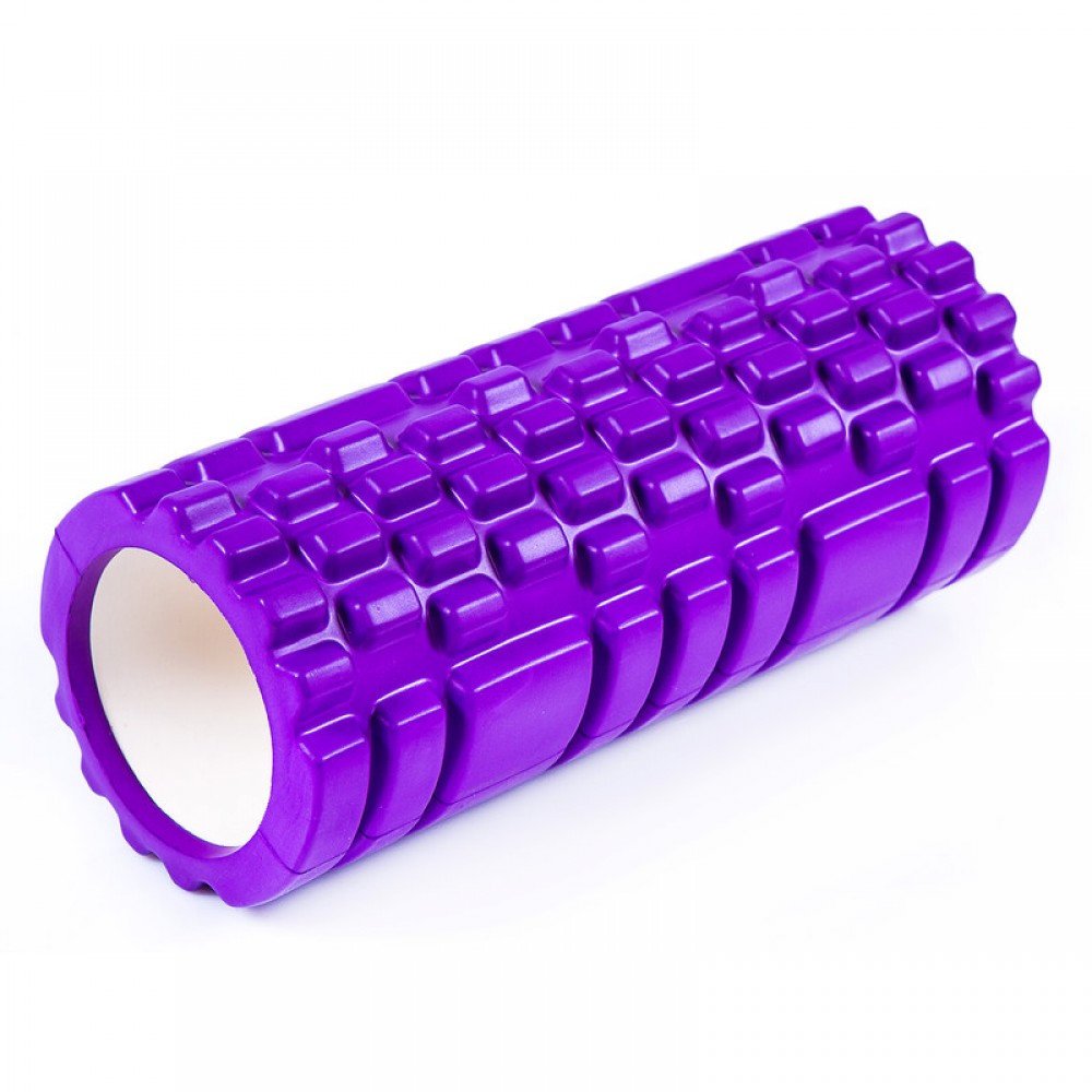 Роллер для йоги и пилатеса Pillar Massage Roller 85013V L-33cм d14 фиолетовый
