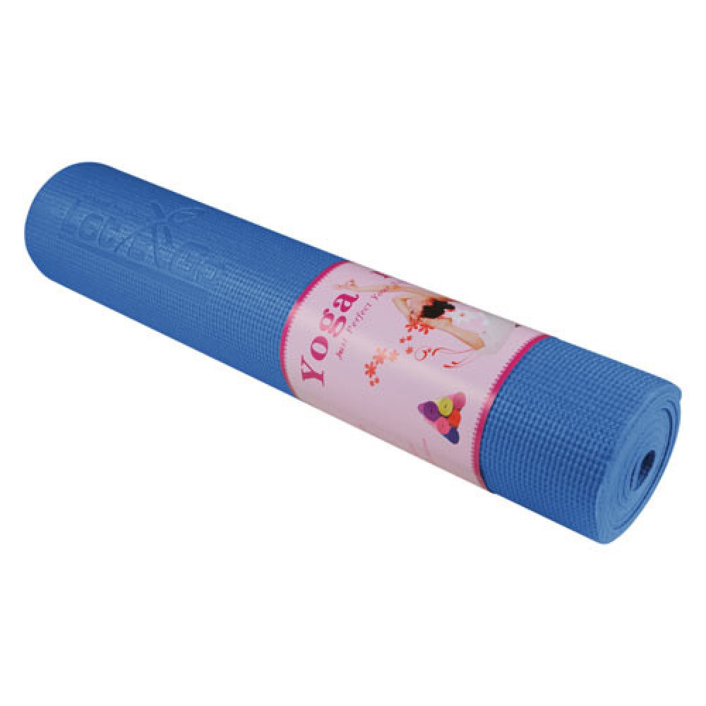 Йога мат Green Camp 6мм (61х173) PVC, LG611736 синий